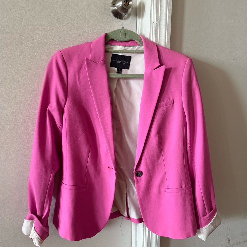 Banana Republic Pink Blazer